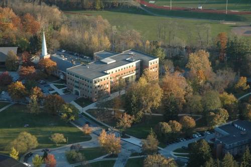 Skyline shot of Messiah College campus.