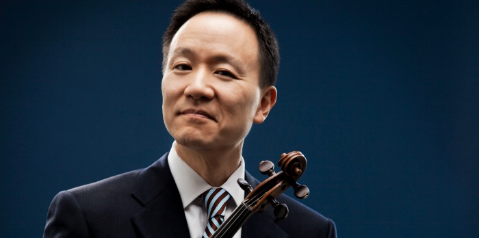 David Kim and violin
