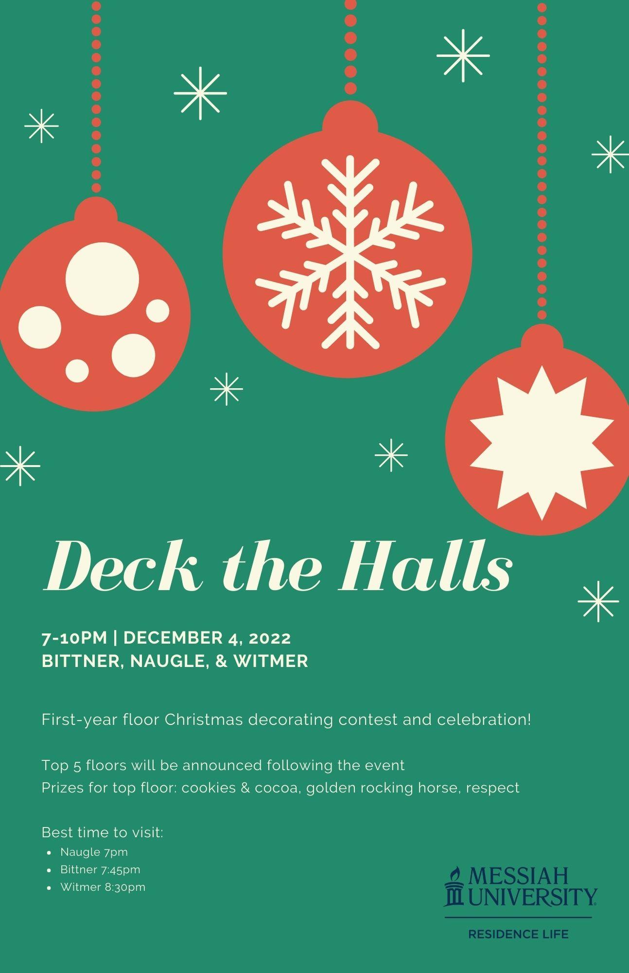 Deck the halls flyer 2022