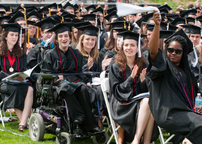 Disabled graduate