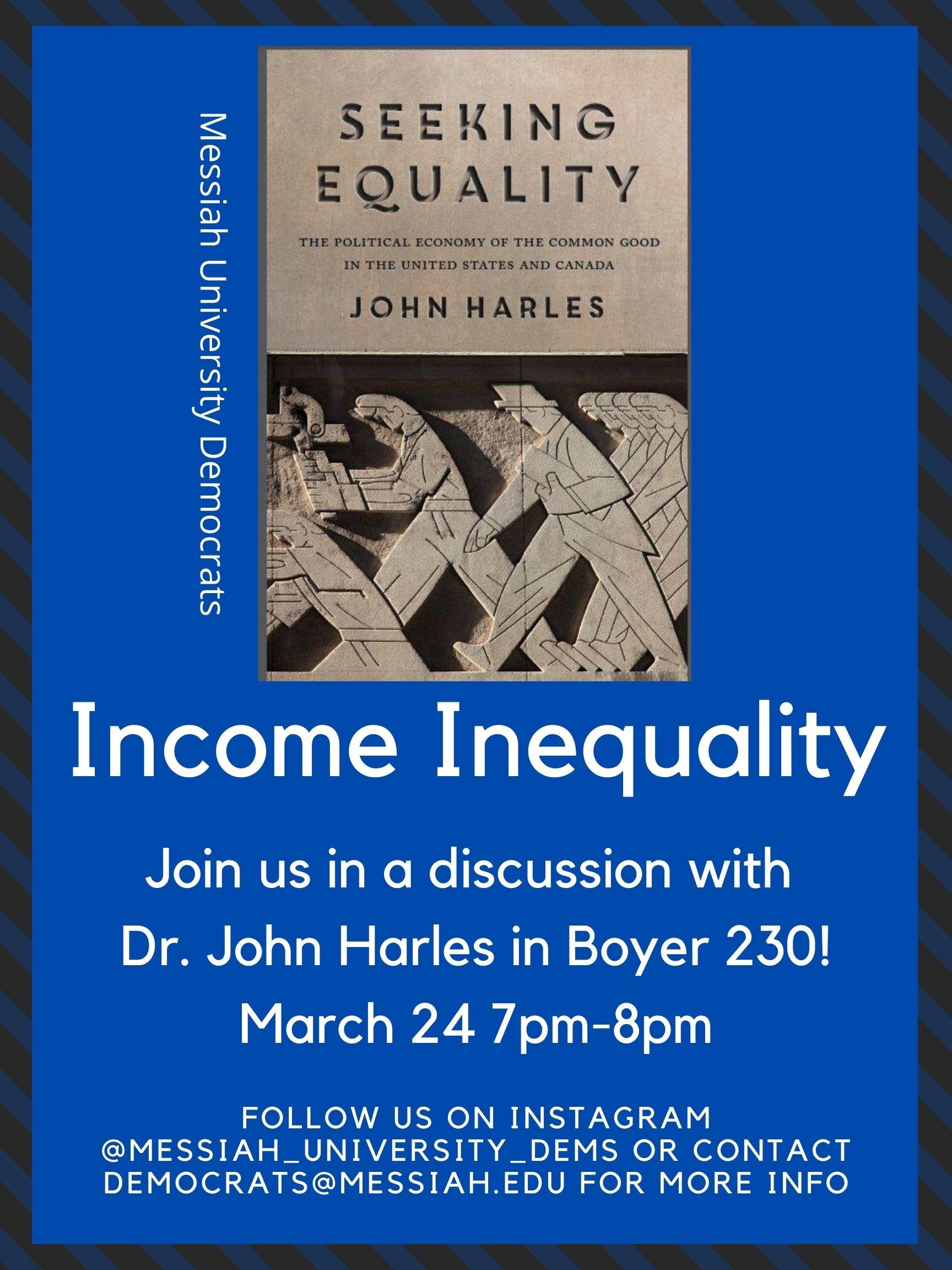 Economic inequality poster