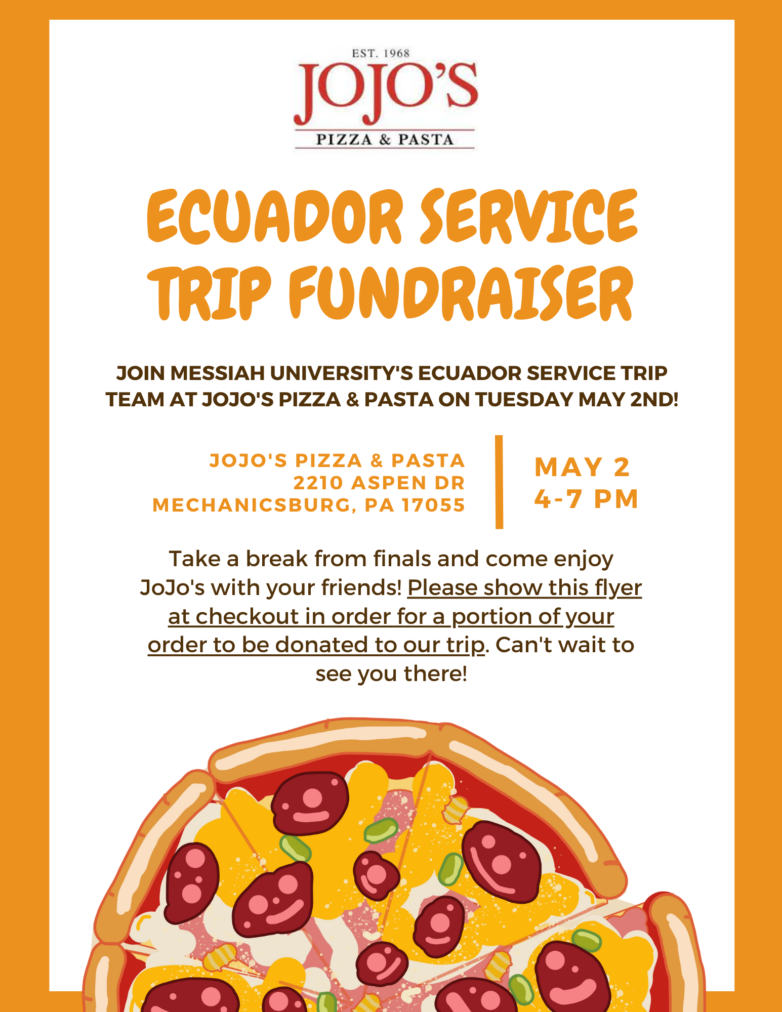 Ecuador service trip fundraiser
