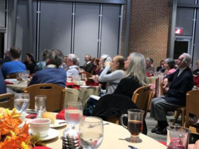 Friends hosts events such as the yearly annual dinner and program.