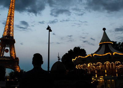 Paris at night