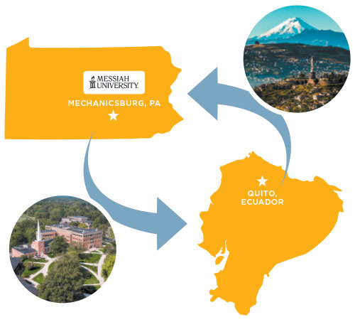 Messiah serves Ecuador via online pilot program