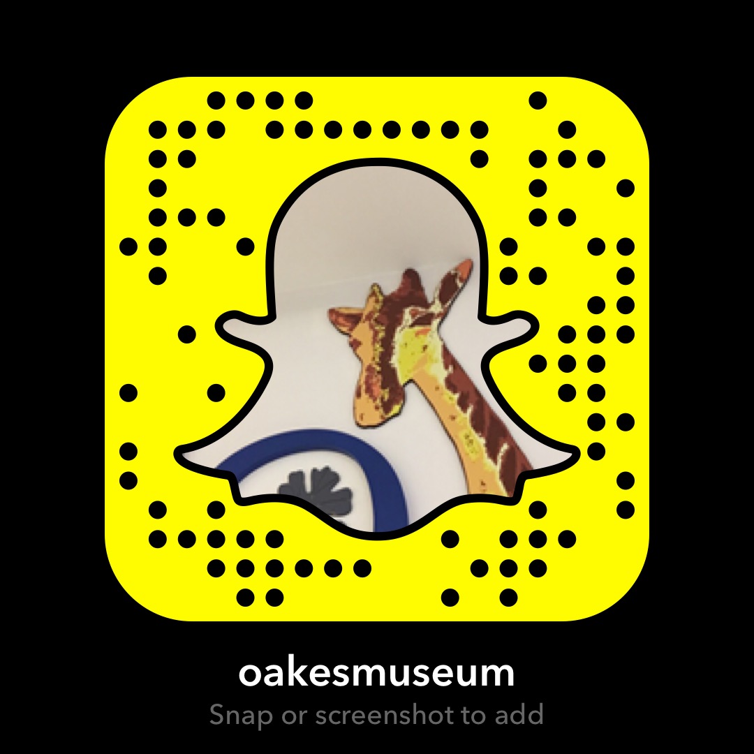 Oakes museum snapchat snapcode