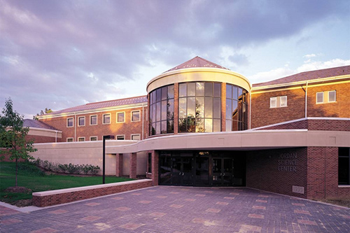Jordan Science Center exterior.