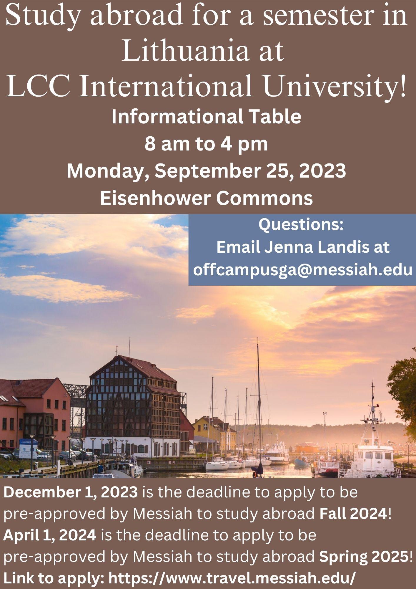 Lcc info table