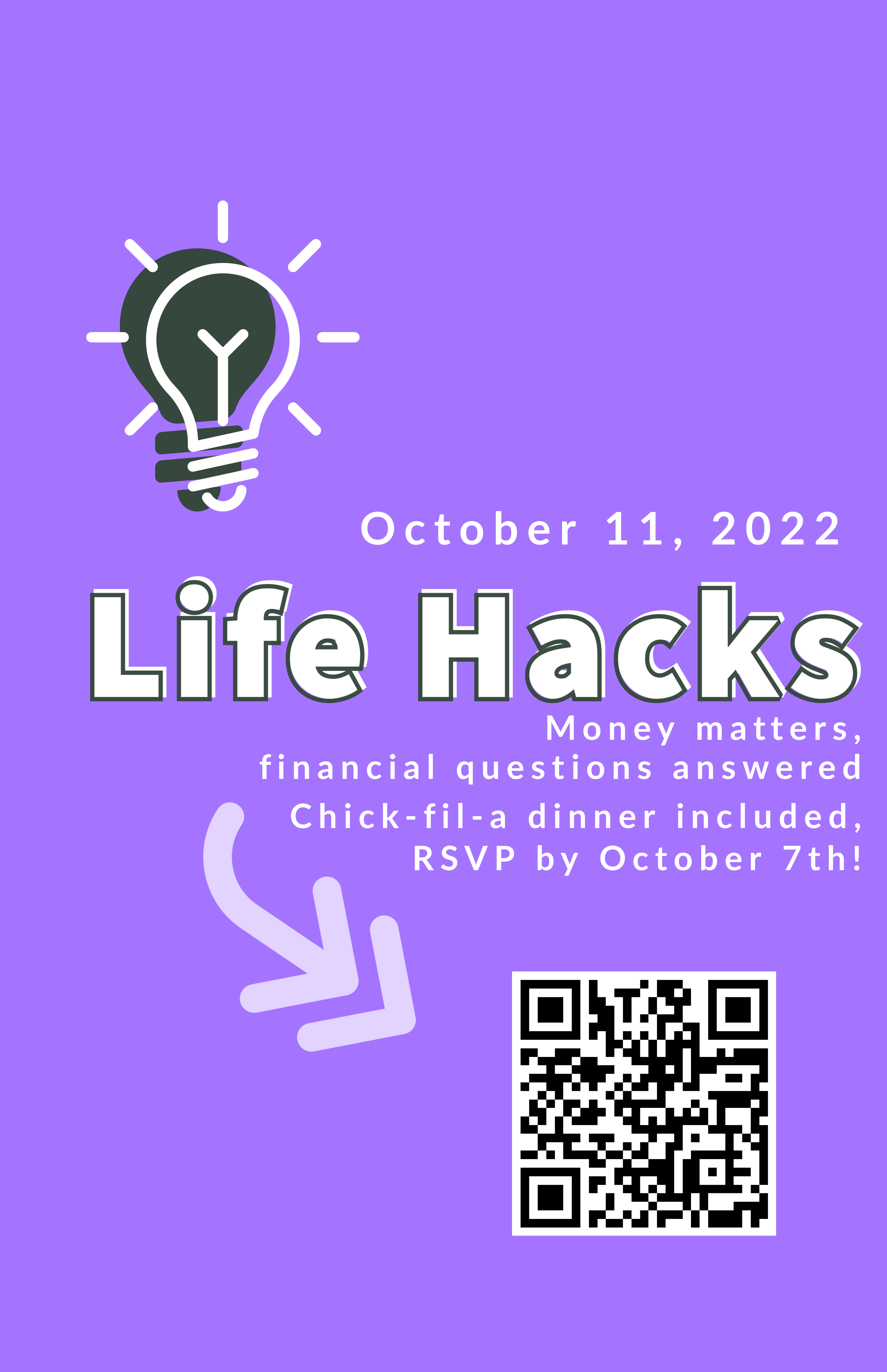 Life hacks poster