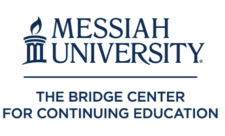 Logo that says Messiah University The Bridge Center for Continuing Education