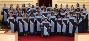 The choir of United Voices of Praise