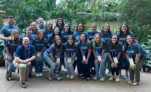Group of nursing students at Nashville SNA Convention