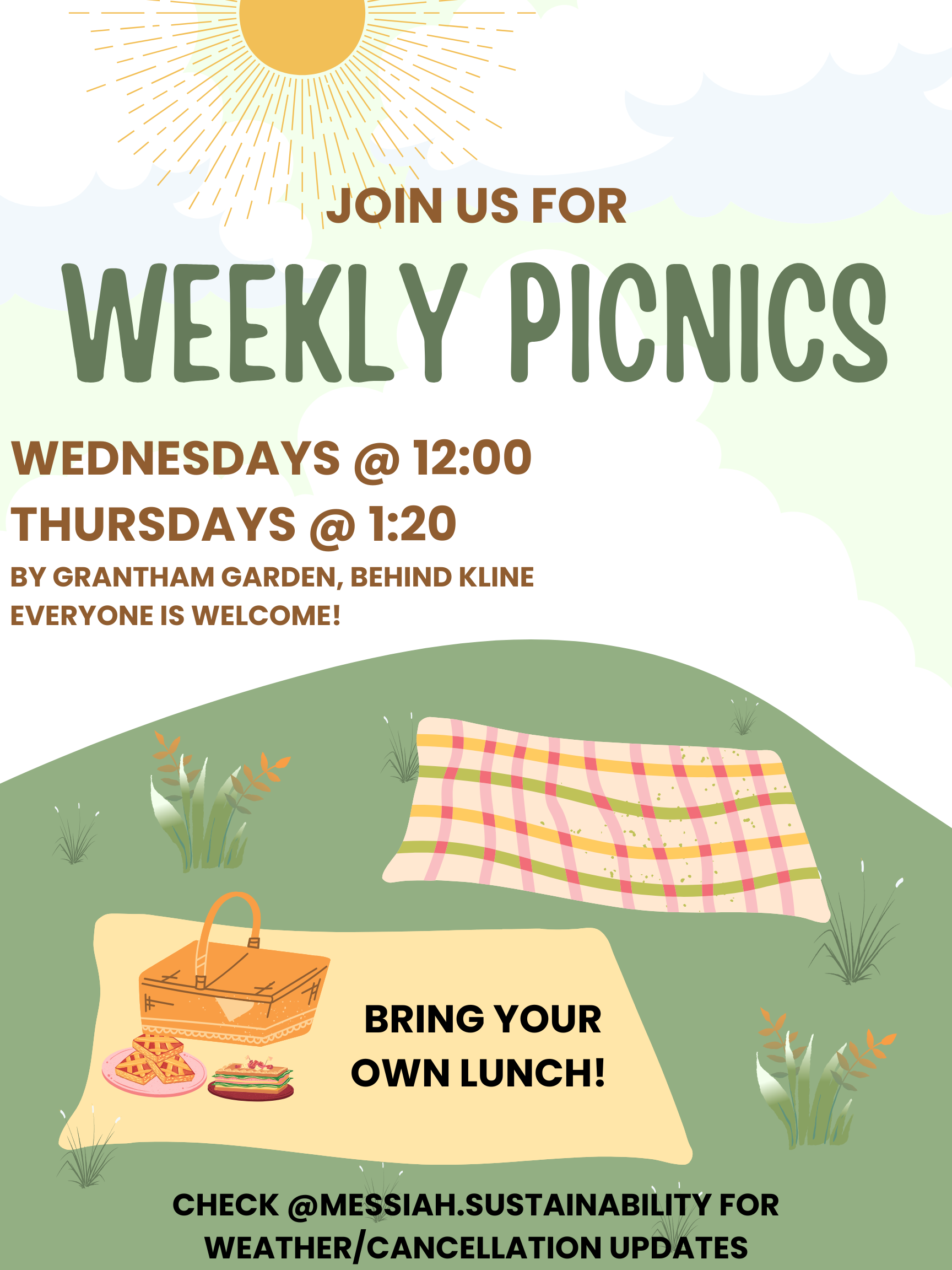 Sustainability Picnic poster