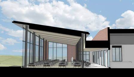 Lottie Nelson Dining Hall Addition - Side View