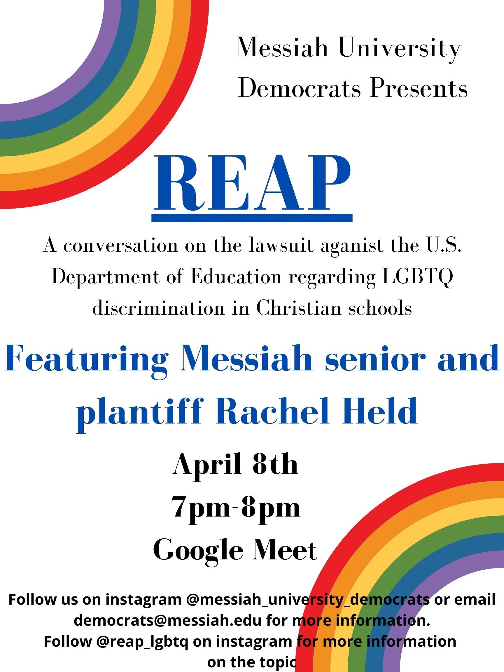 A Conversation On Lgbtq Discrimination Lawsuit Messiah University