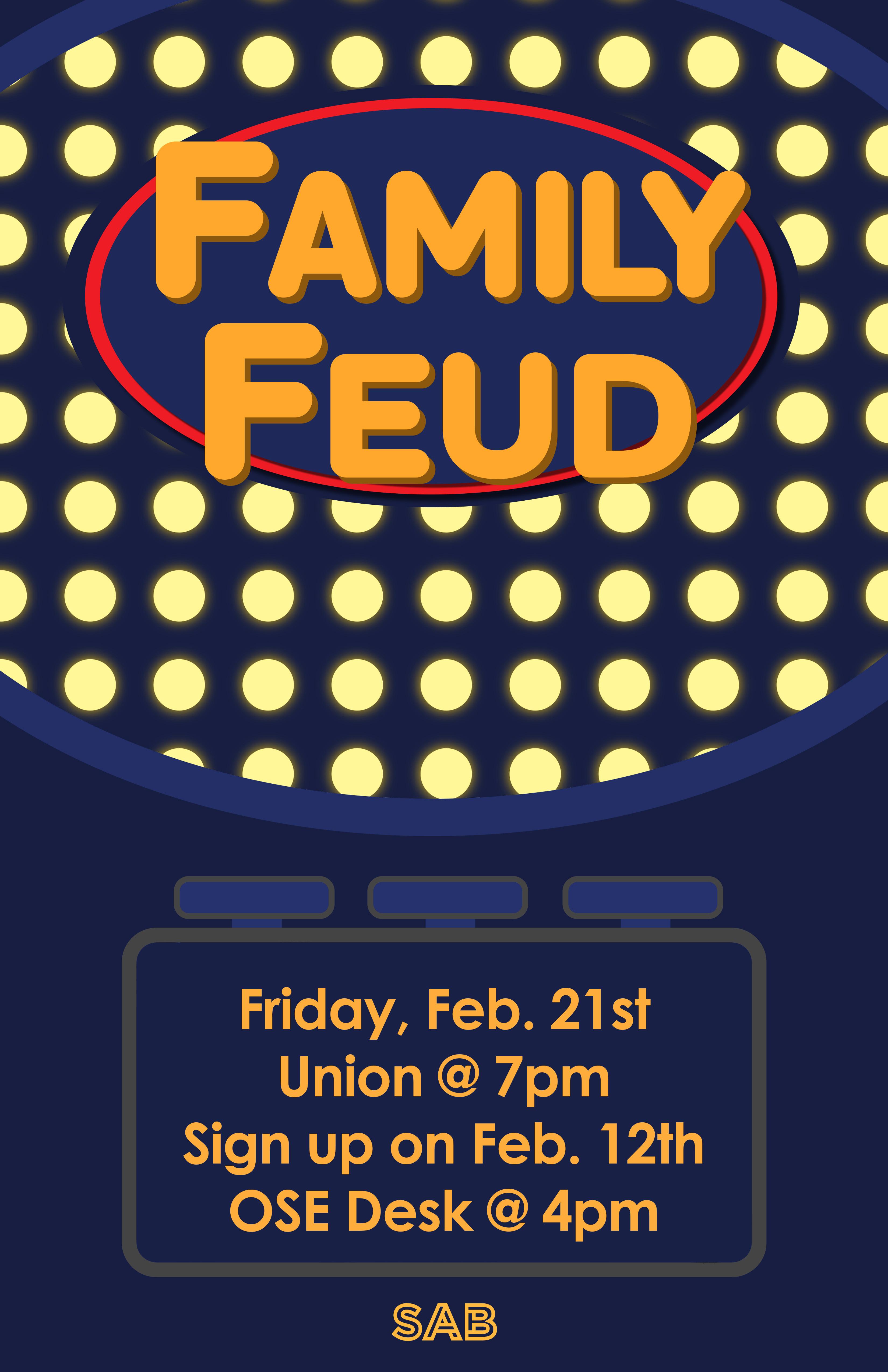 Sab family feud poster