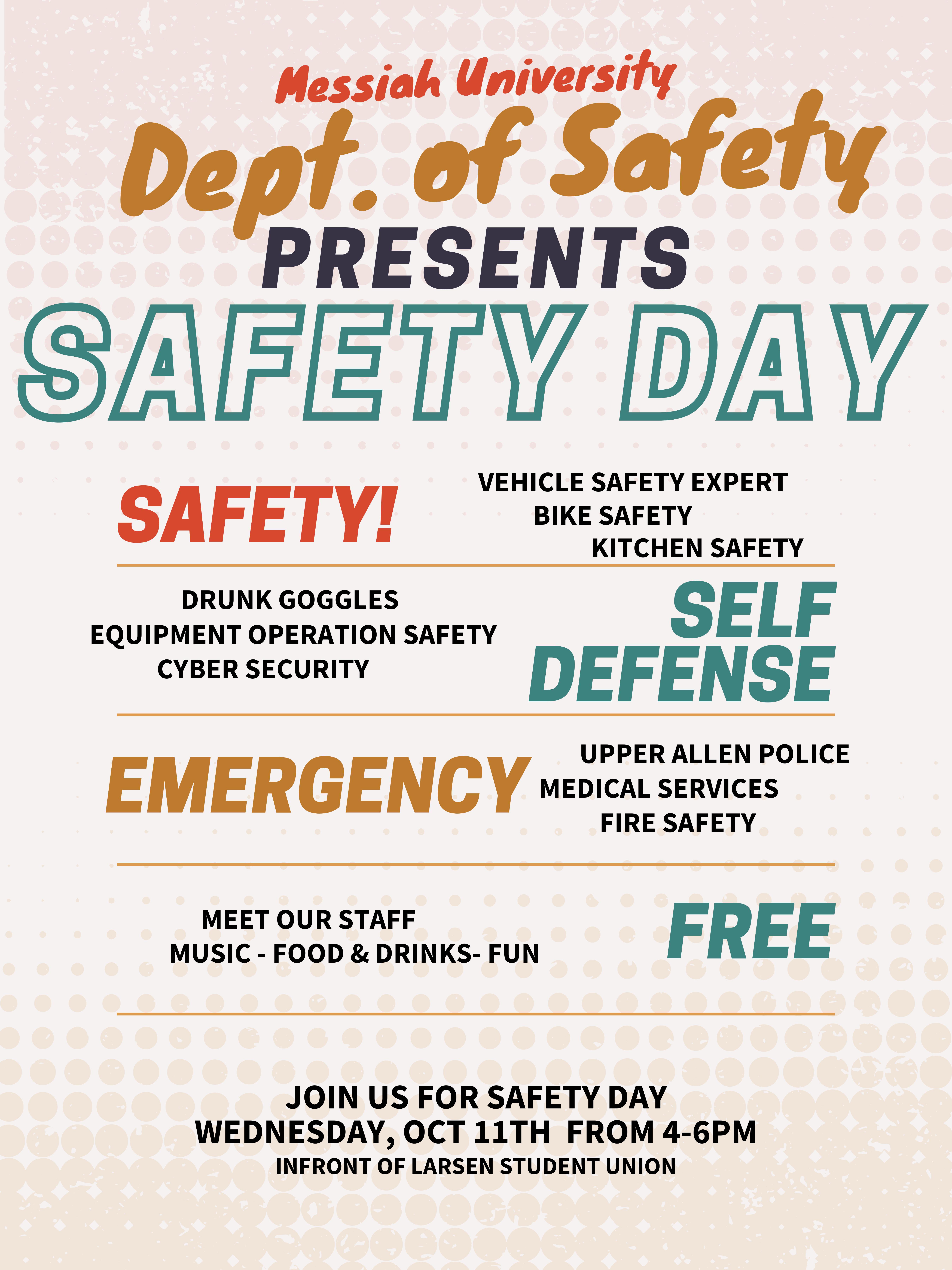 Safety day poster
