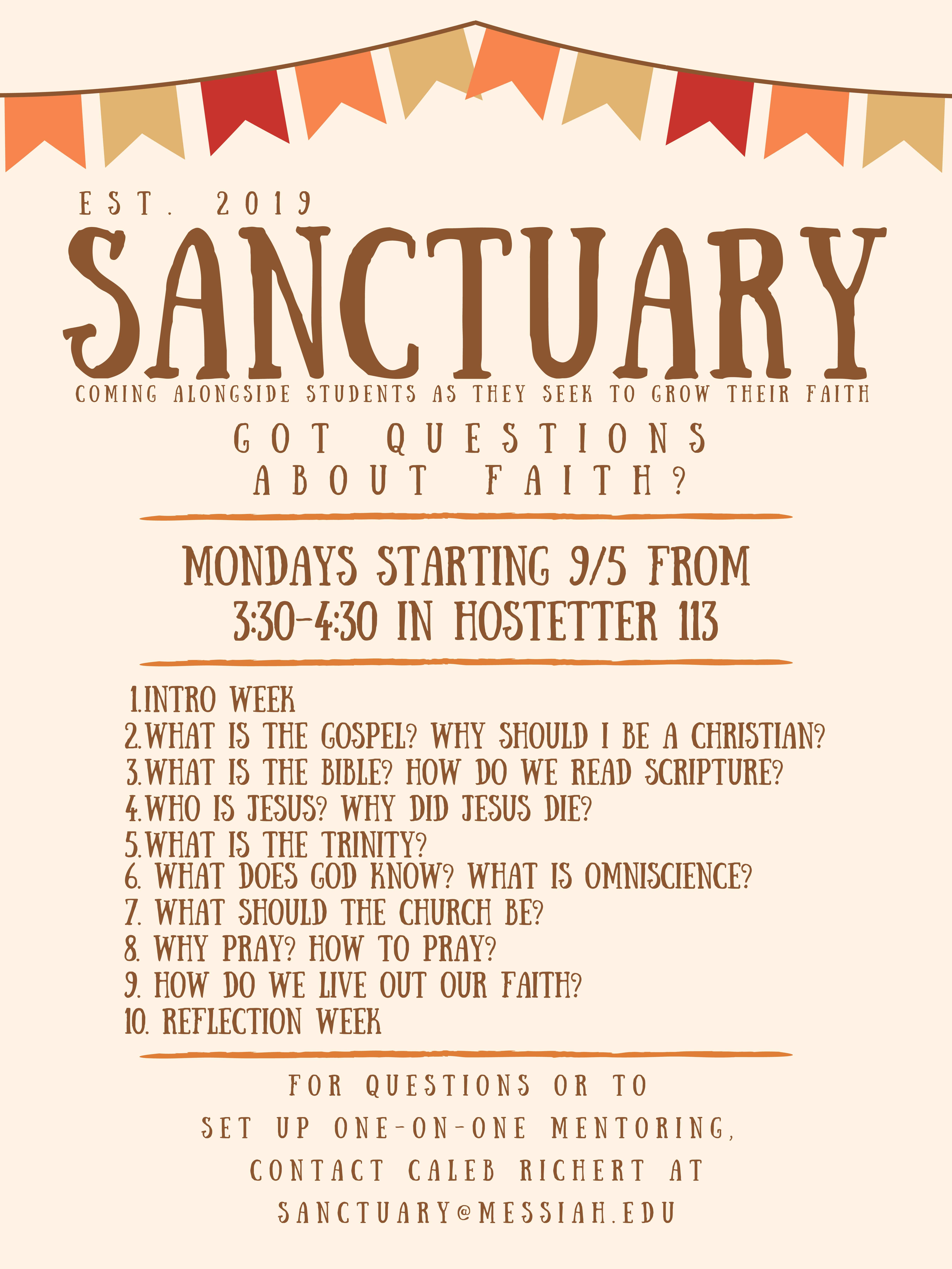 Sanctuary poster fall 2022