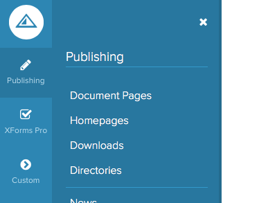 publishing to homepage