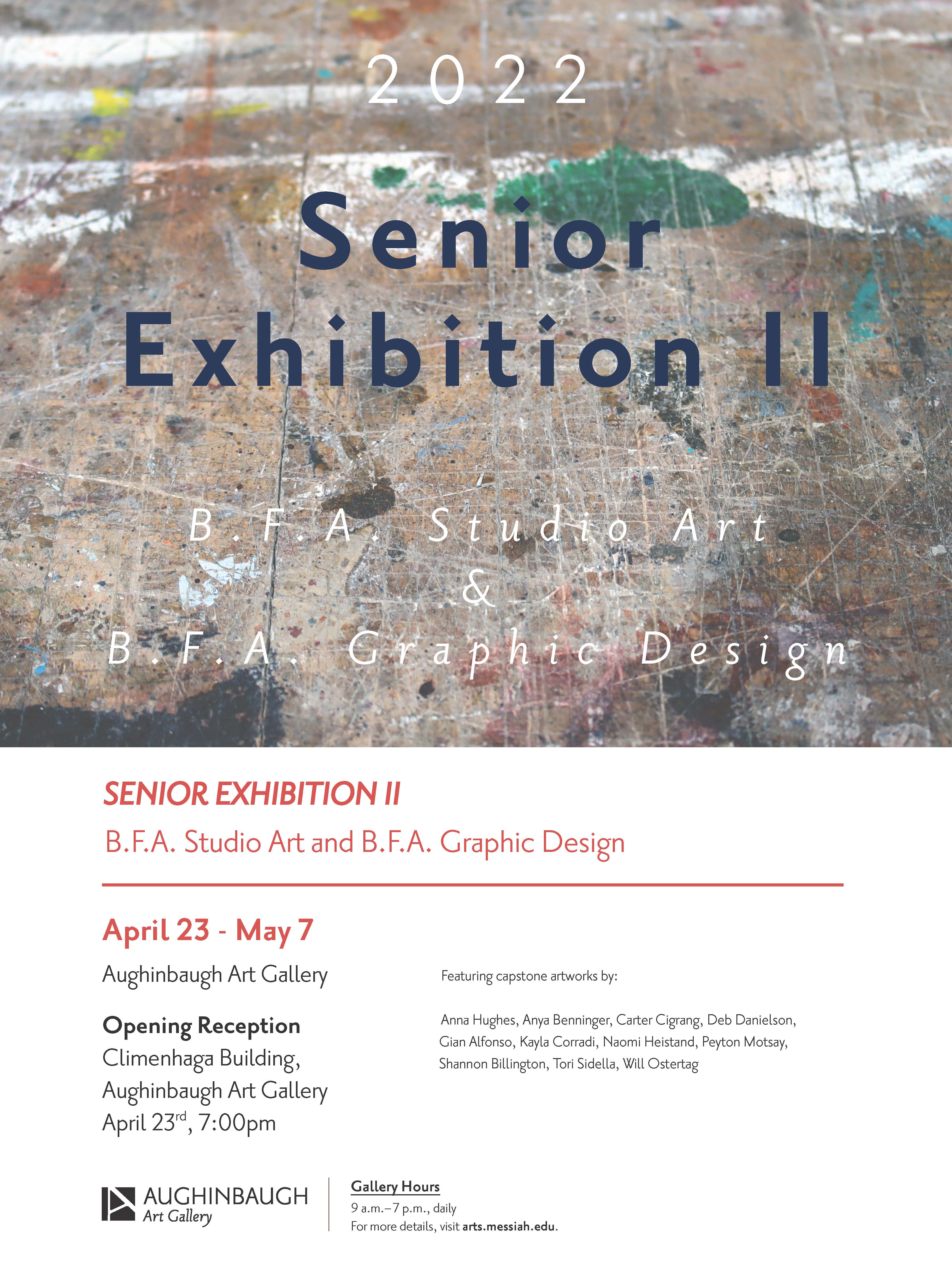 Senior exhibition ii poster