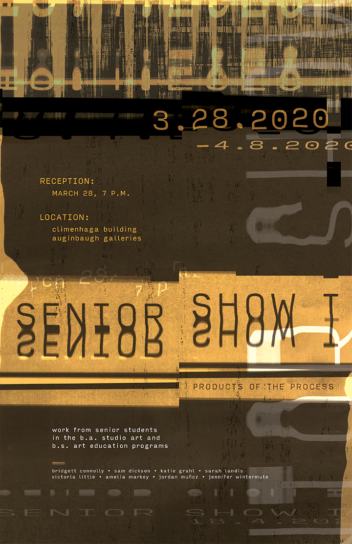 Senior show i poster