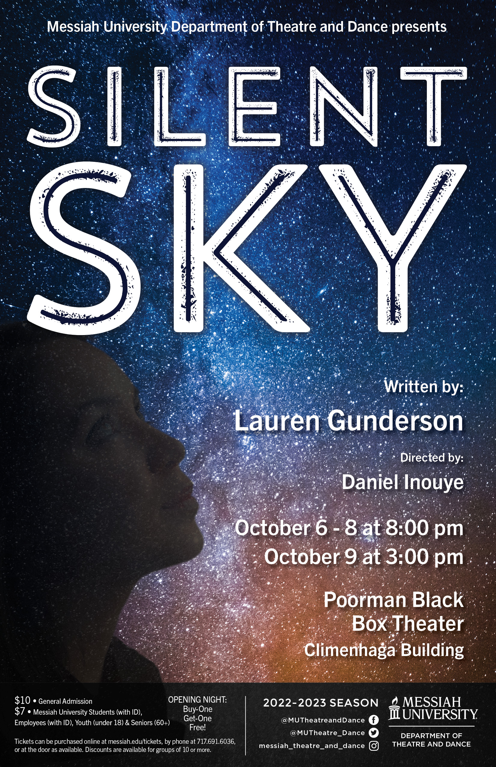 Silent sky poster