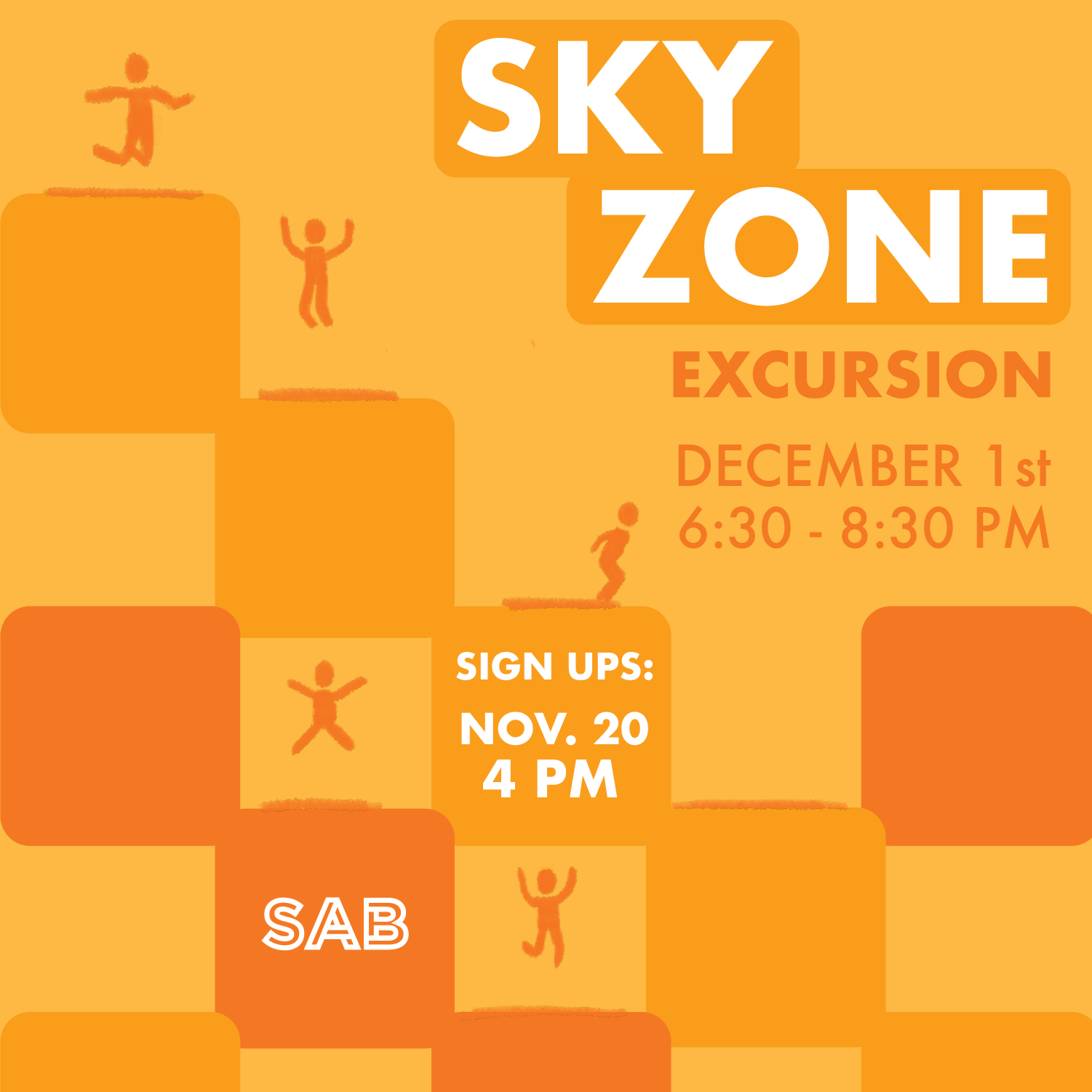 Skyzone excursion poster