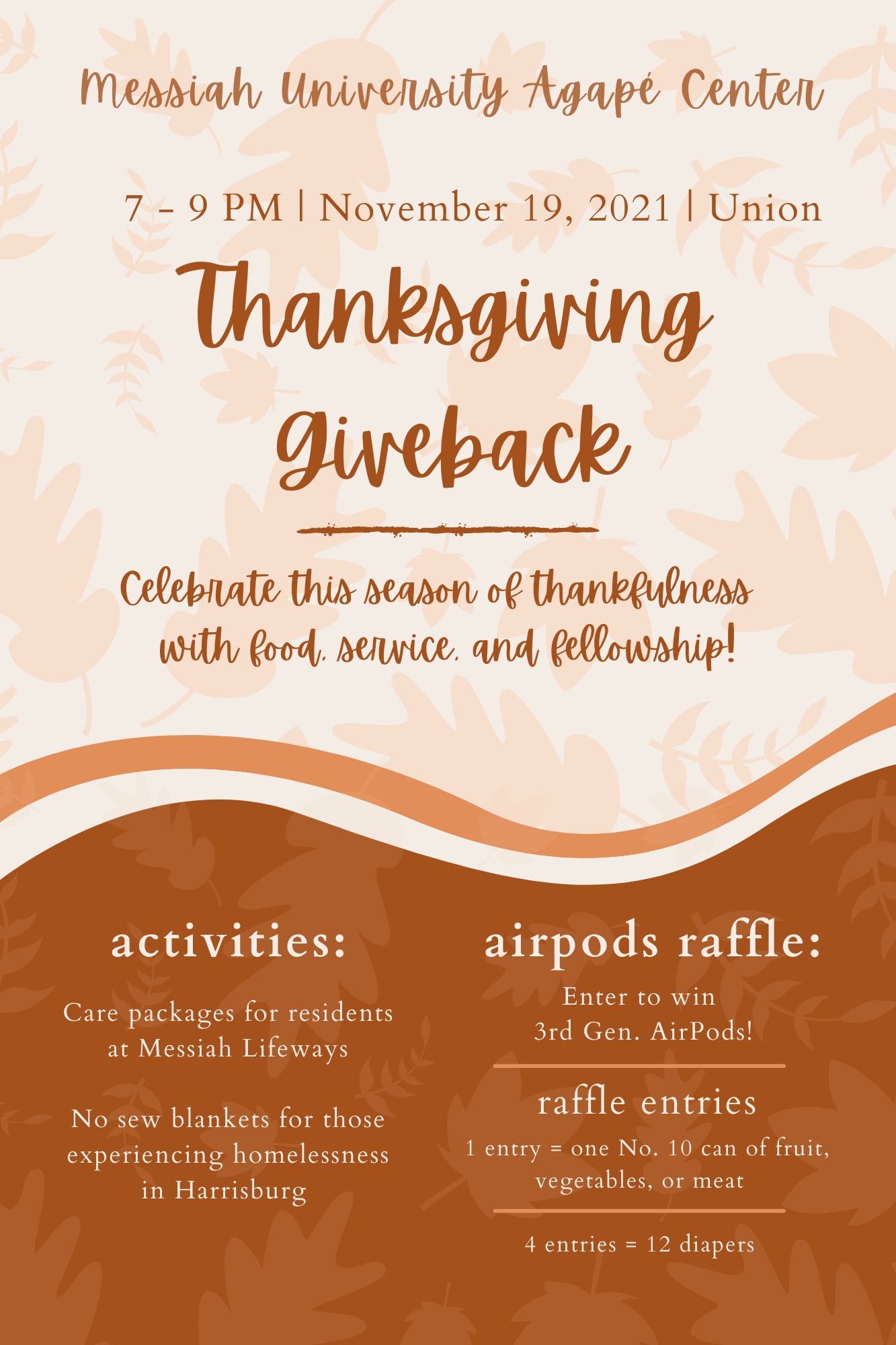 Thanksgiving giveback