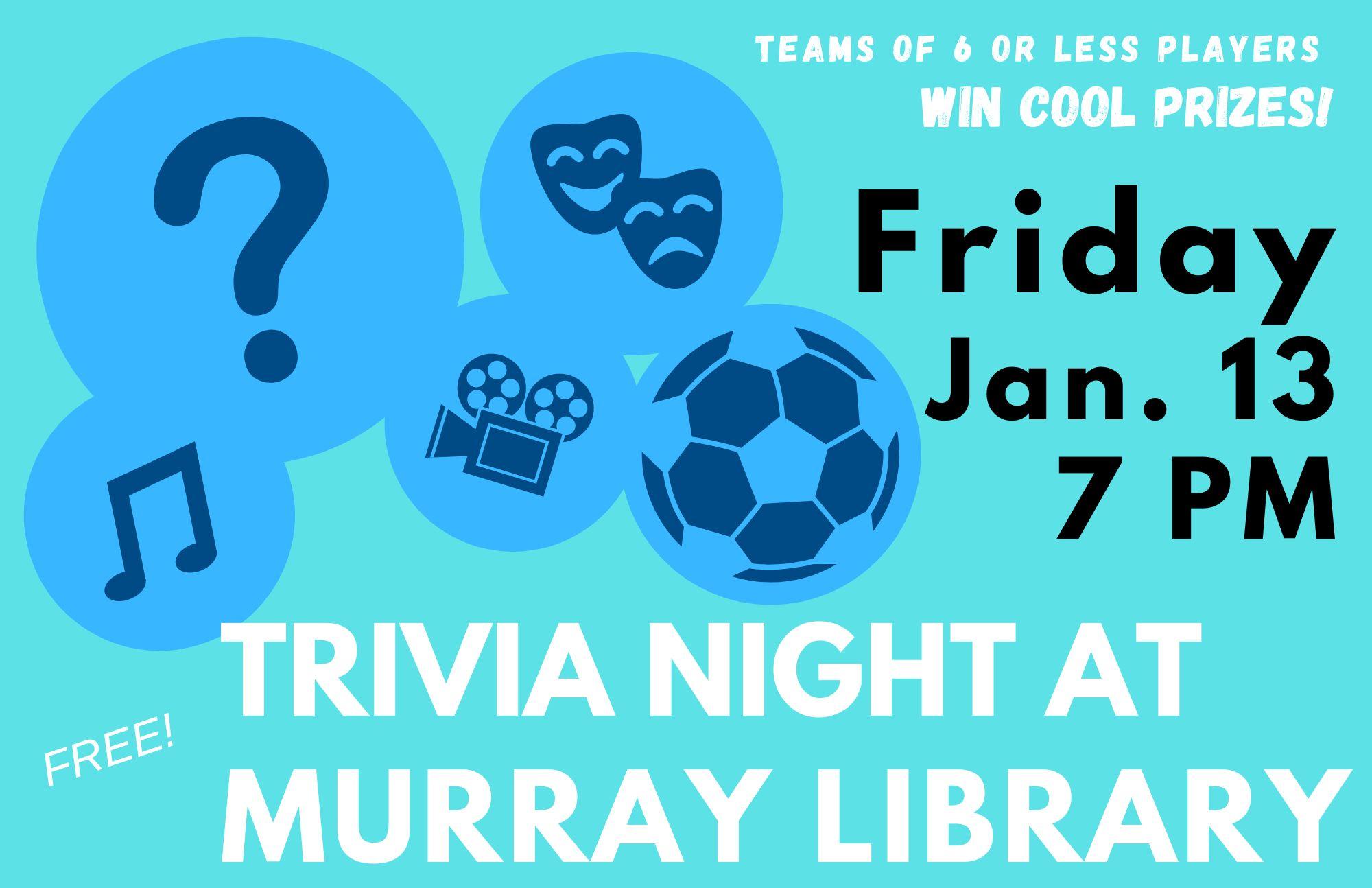Trivia night at murray library 2023