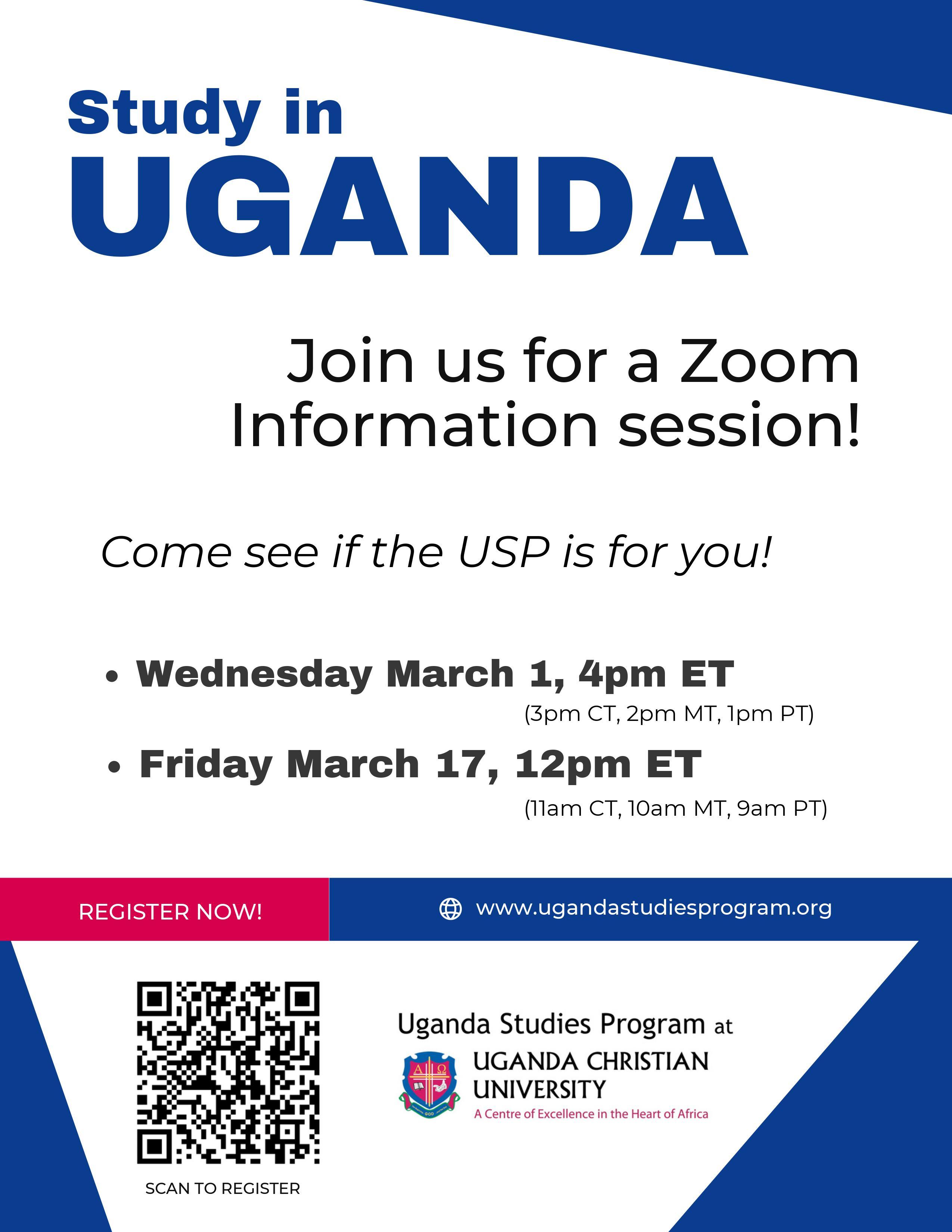 Uganda zoom info session