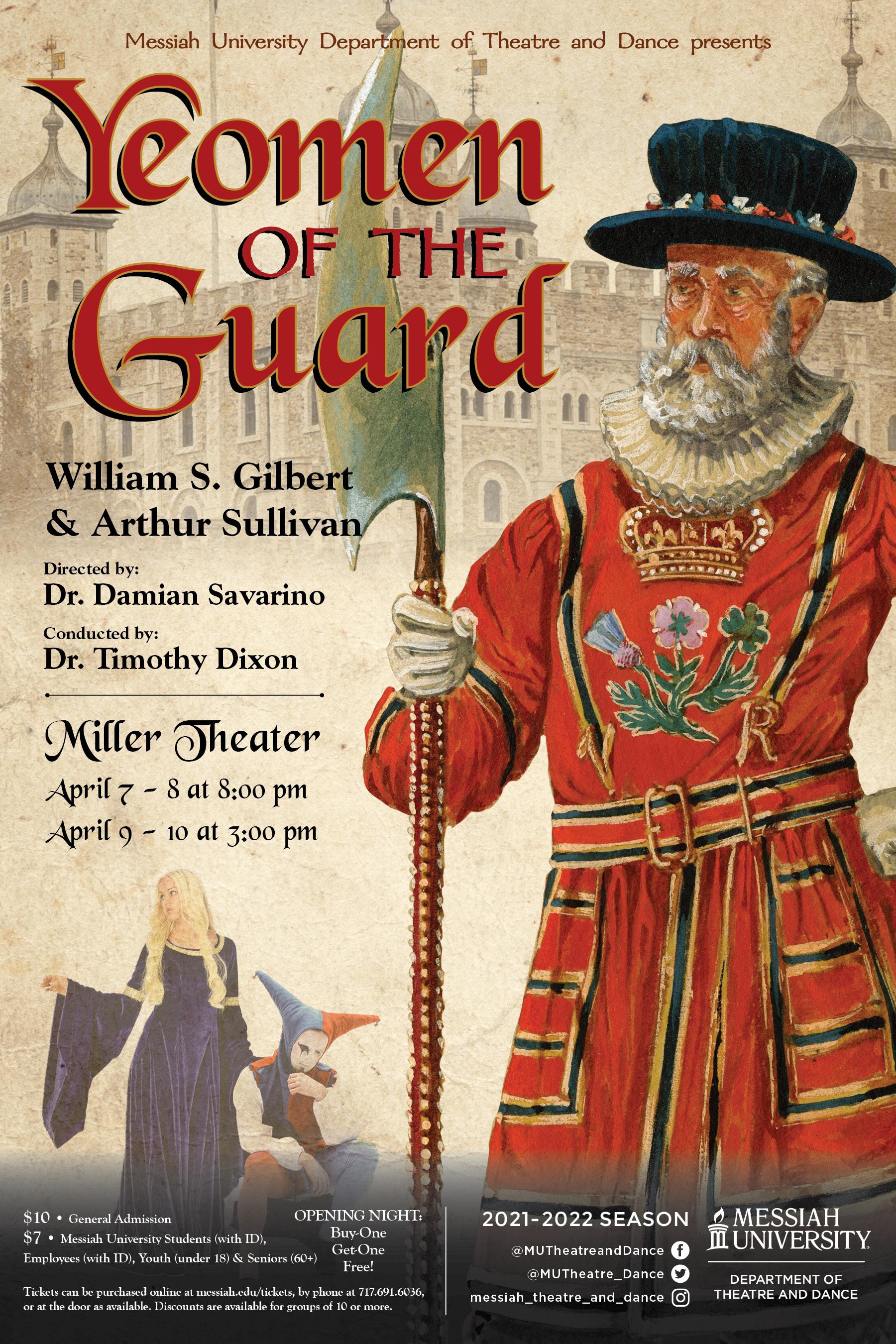 Yeomen of the guard poster