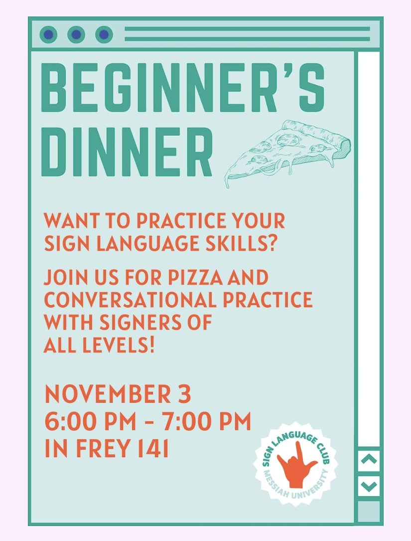 Beginners dinner 11-3