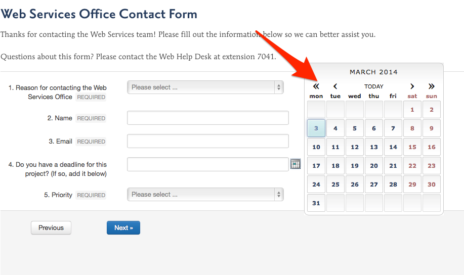 Date picker 1