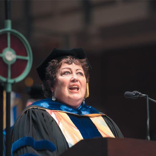 President Phipps at 2017 Commencement