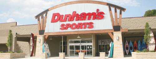 Dunham's sports goods building.