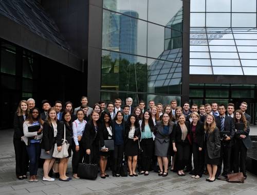 International Business Institute students group photo.