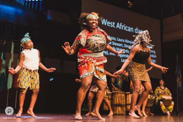 Students Dancing at the International Gala