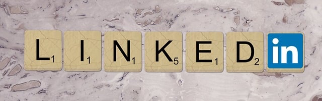 LinkedIn written with scrabble pieces 