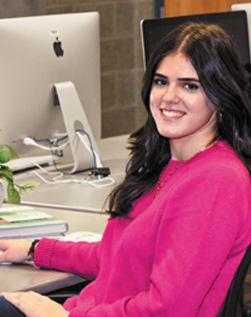 Multiple internships help student land job with an alumna