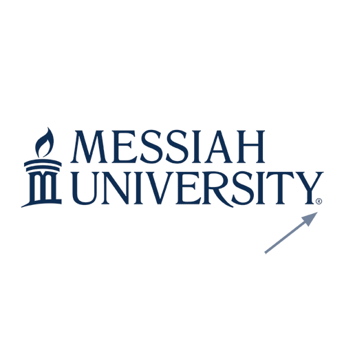 The Messiah University logo is a registered trademark and, as such, the art file should contain the registered trademark symbol.