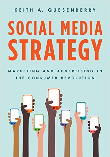 Photo of "Social Media Strategy" book.