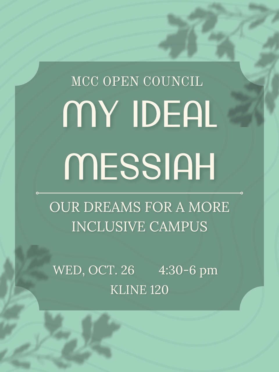 Thumbnail mcc open council ideal messiah