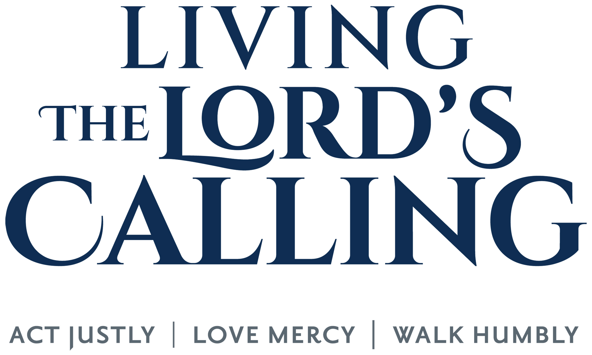 Living the lord's calling logo
