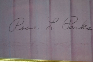 Rosa Parks signature