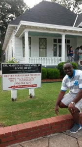 Henry Danso at MLK's house