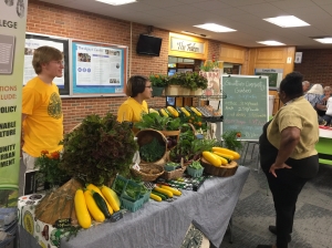 Dana and Sawyer engaging with our campus community 