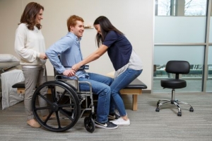 MOT Musculoskeletal Lab wheelchair transfer