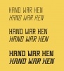 Andrew Hahn Typeface