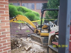 Hostetter Chapel - outside work