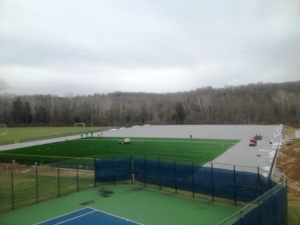 Rolling out the synthetic turf